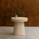TULI SIDE TABLE TRAVERTINO