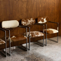RIZZO CHROMED ARMCHAIR