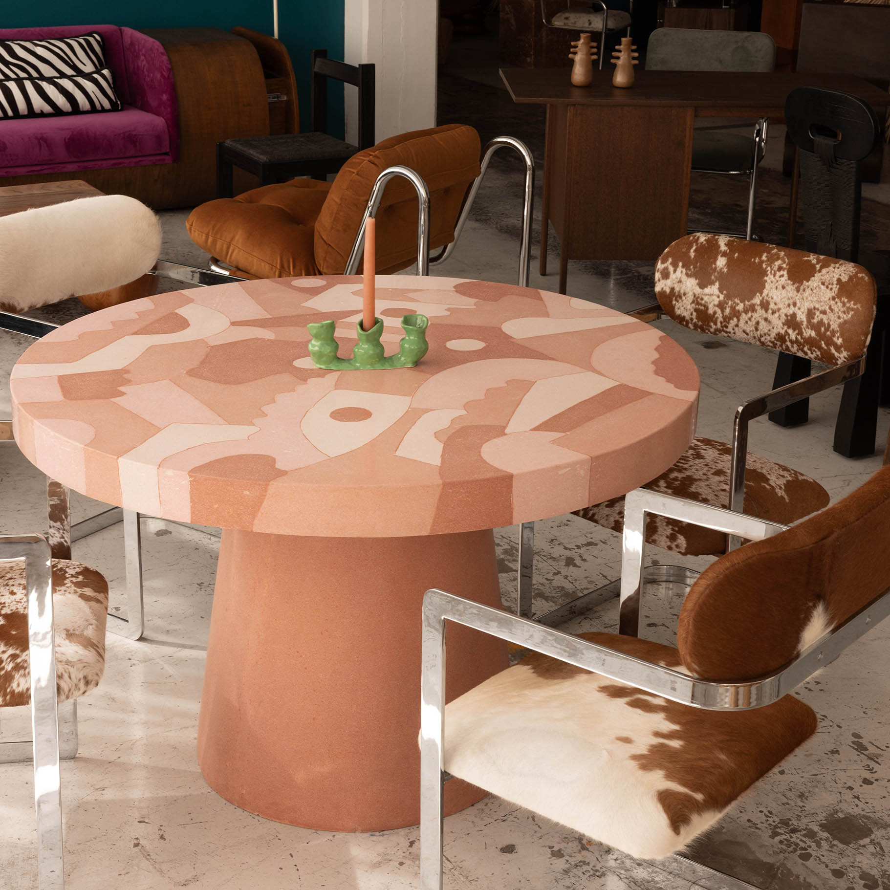 RIZZO CHROMED ARMCHAIR