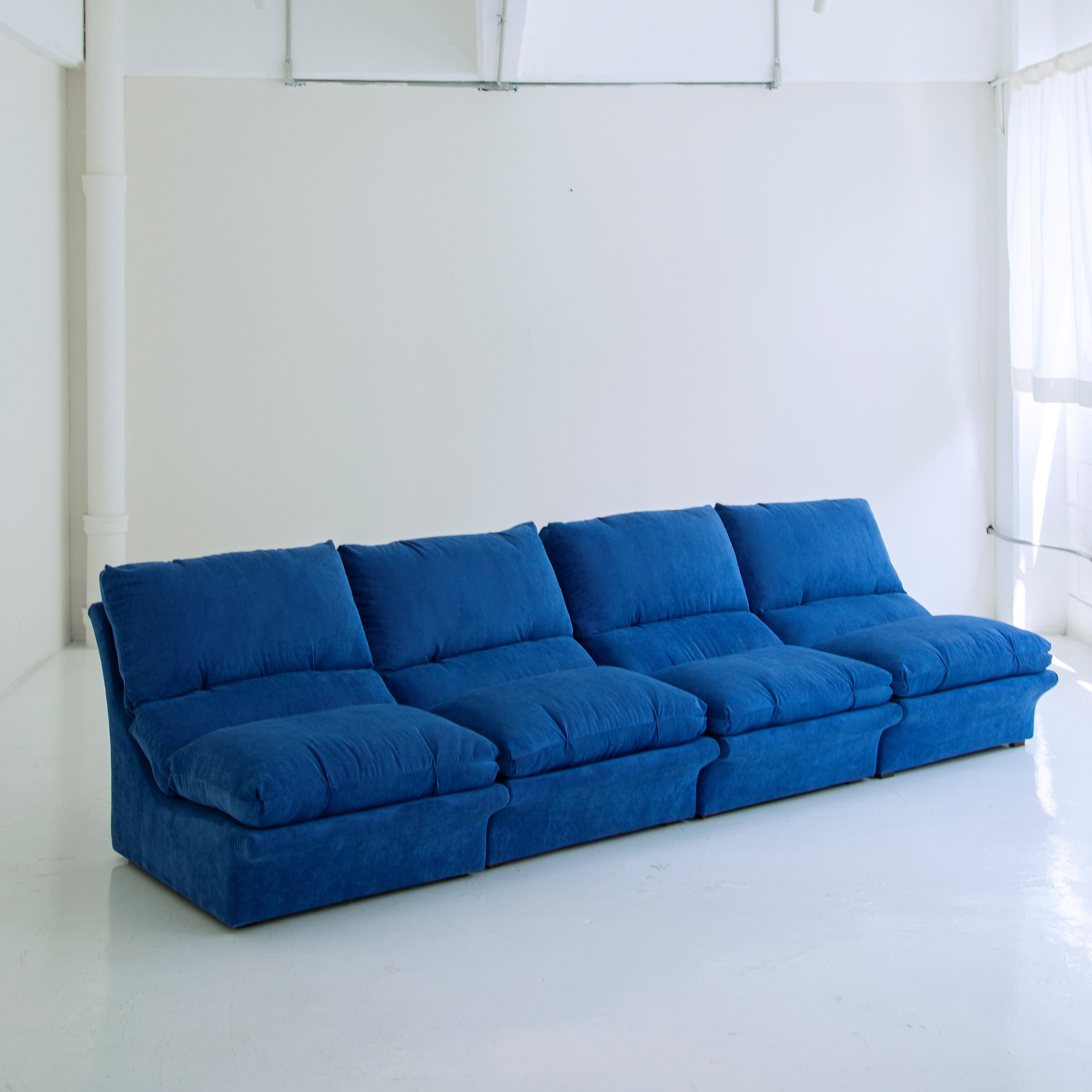 Blue Vintage Sofa