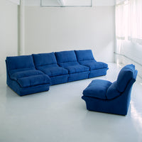 Blue Vintage Sofa