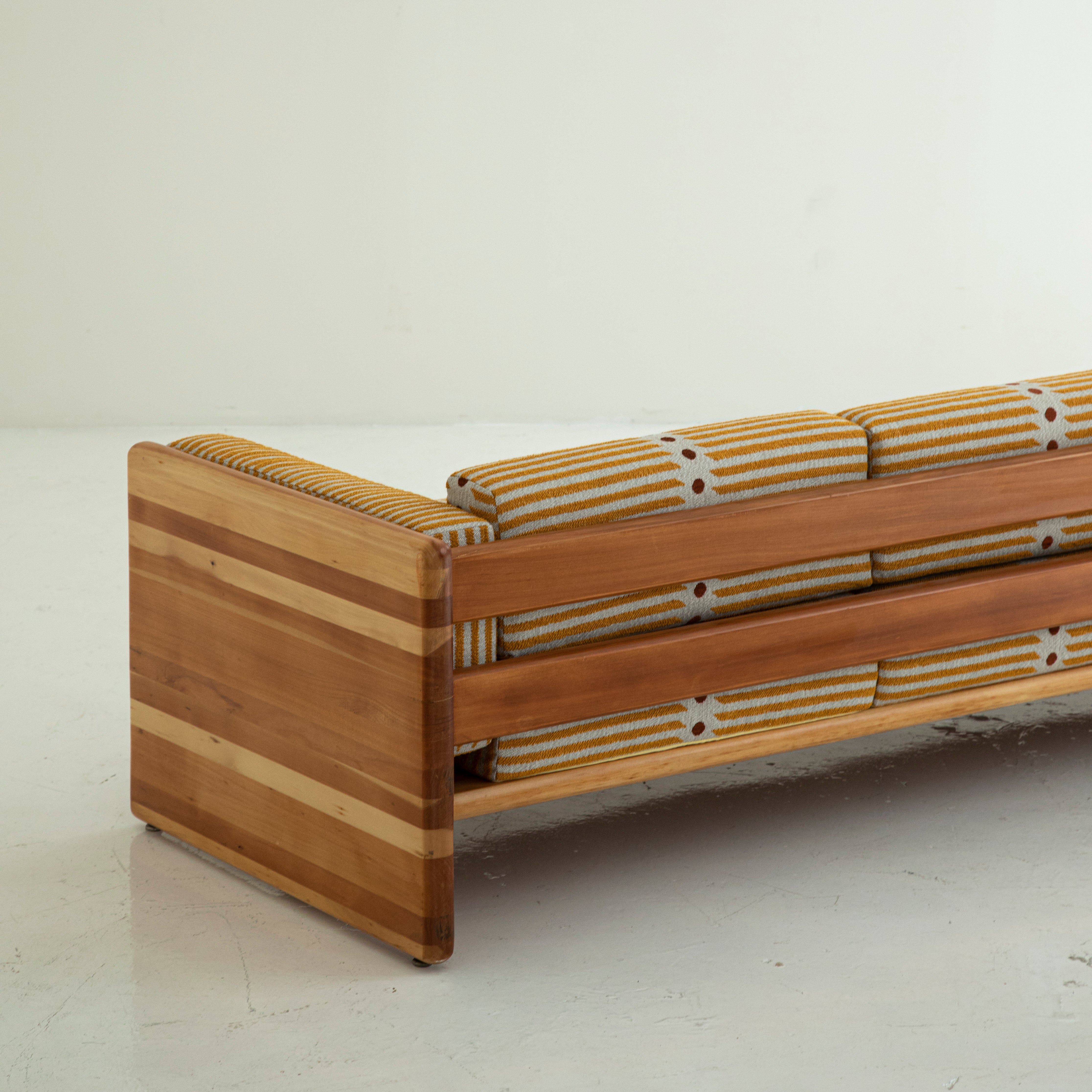 Solid Wood Sofa — OIA Fabric by Nobilis Paris