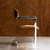 RIZZO CHROMED ARMCHAIR
