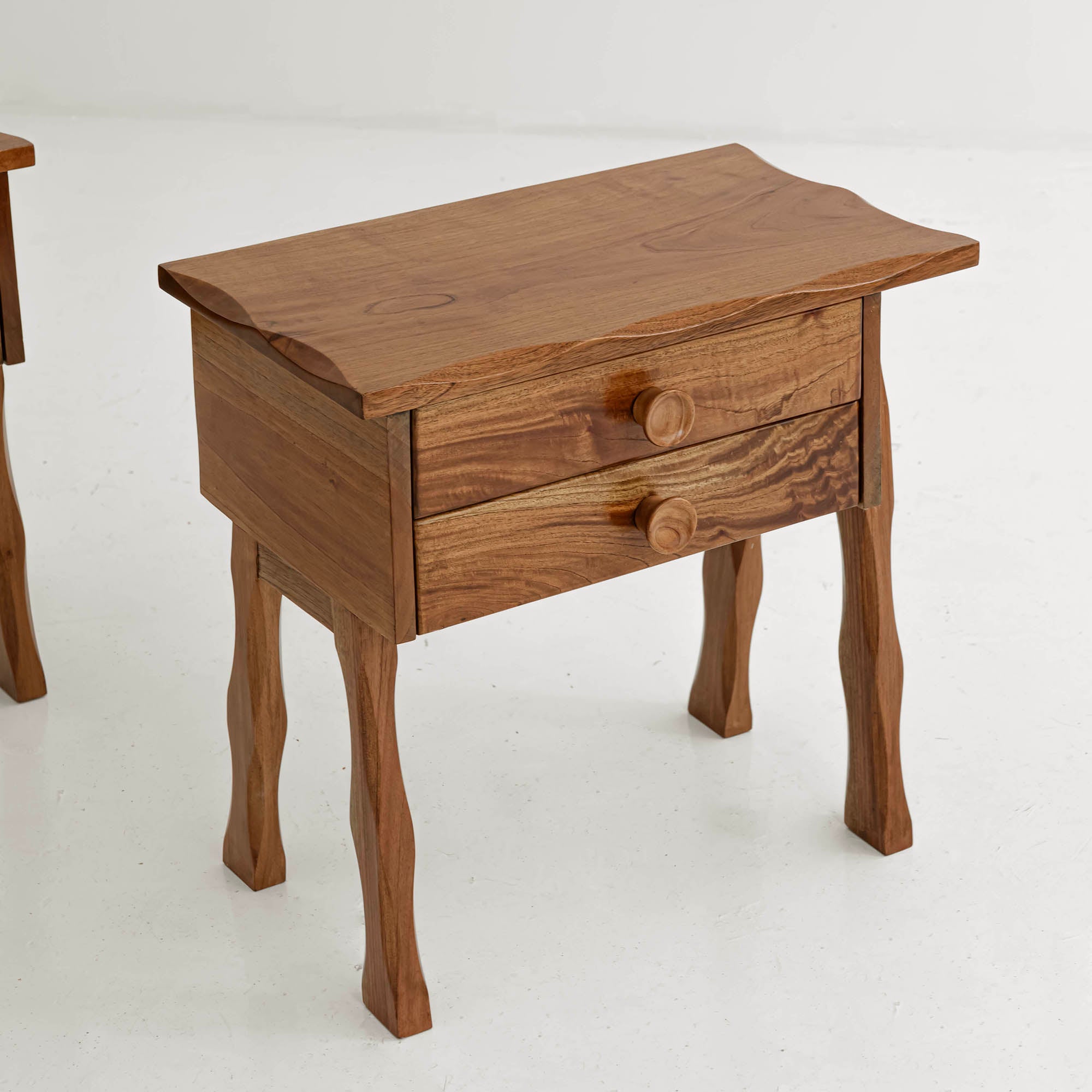 Nightstands in solid cedar wood.