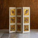 Vintage Bird and Flowers Folding Screen