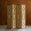 Vintage Bird and Flowers Folding Screen