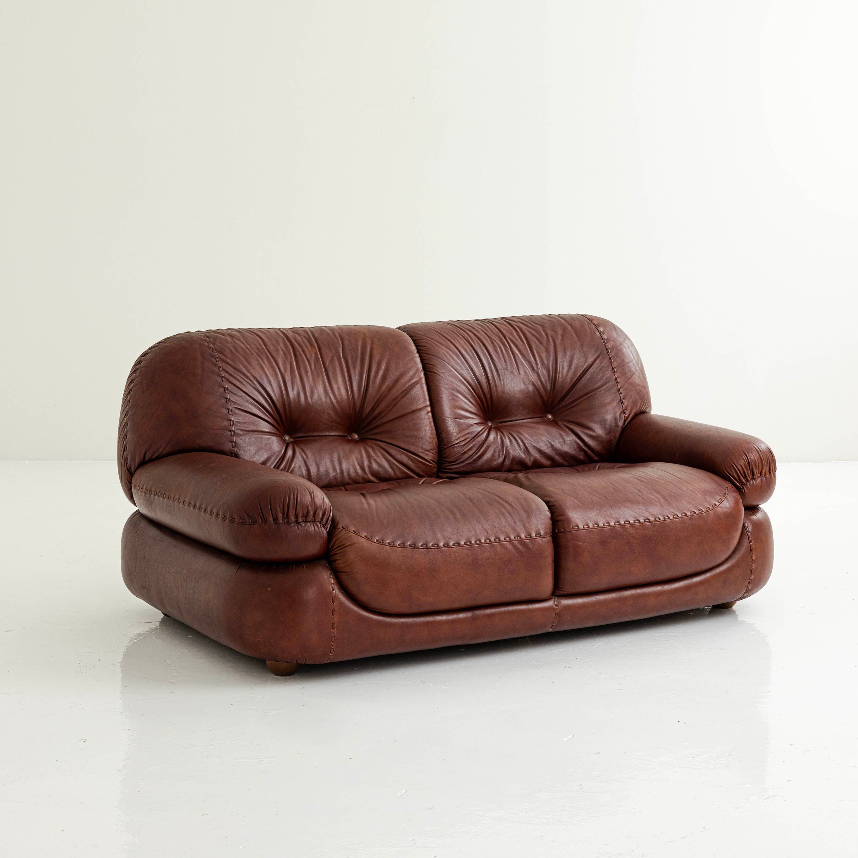 Sapporo arm chairs by Mario Marenco for Mobil Girgi, 1970s.