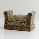 Banet in Leopard velvet.