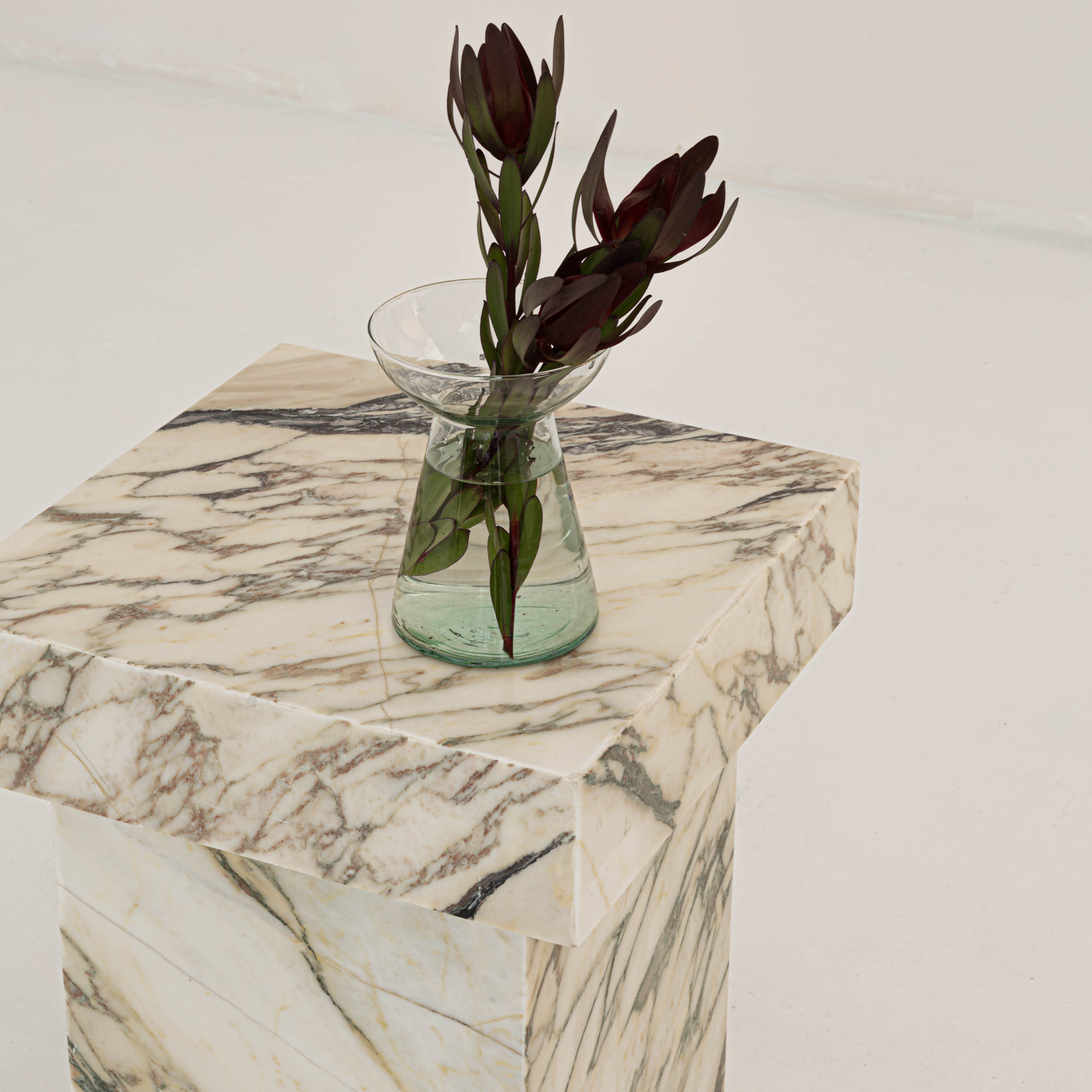 Marble side table