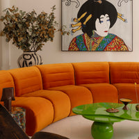 LOUNGE MARÁN  VELVET (7 modular pieces)