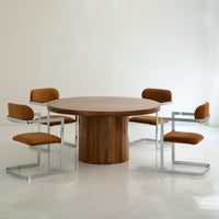 Vintage Round Pedestal Dining Table