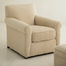 Vintage Armchair & Ottoman Set