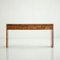 Vintage Burl Wood Console