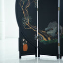 Vintage Hand-Painted Folding Screen