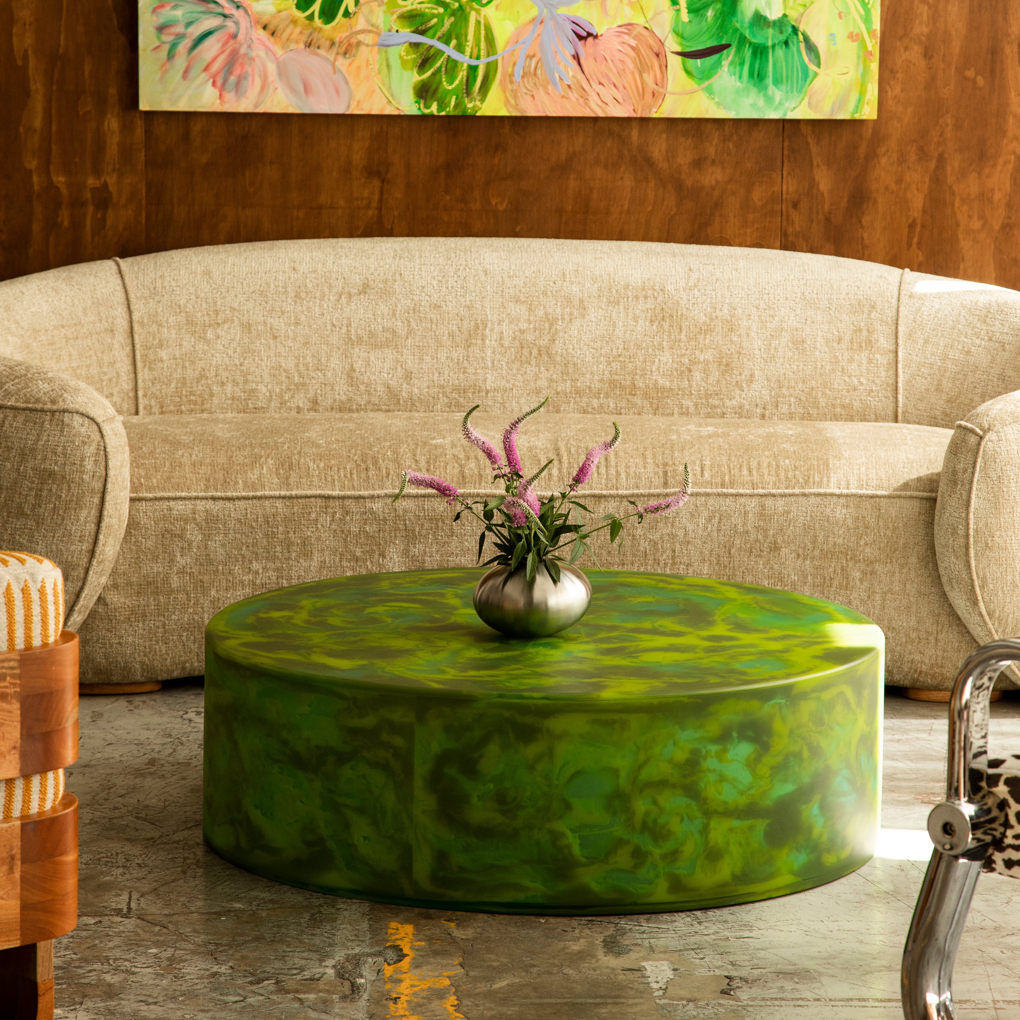 Londra Resin Coffee Table – Green