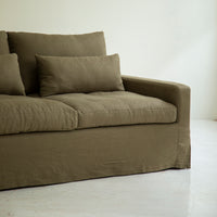 Mon No. 3 Sofa – Natural Linen & Feather