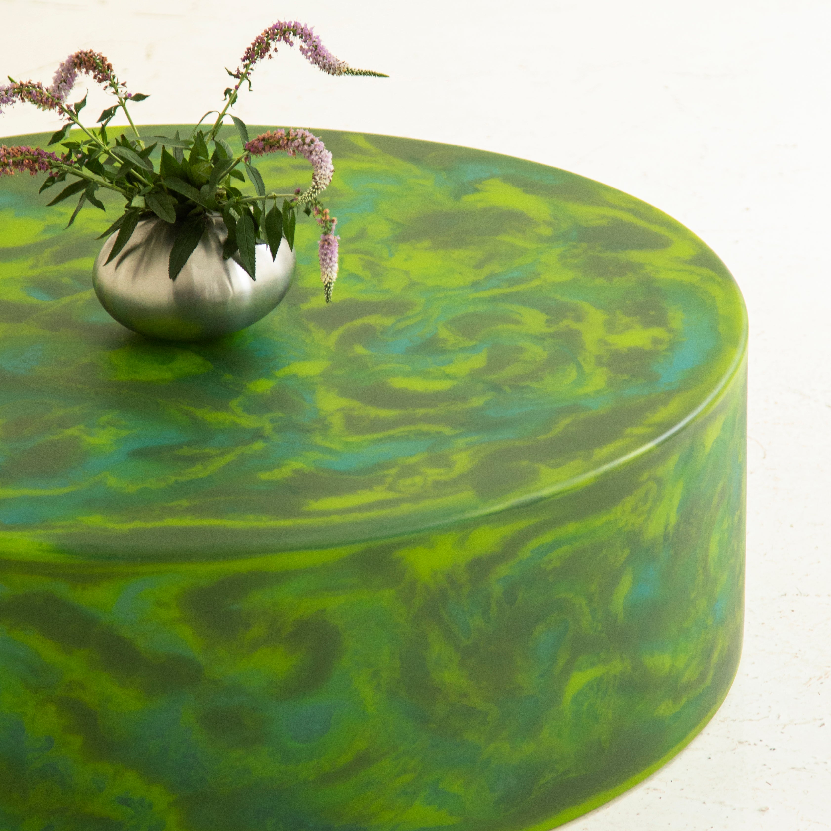 Londra Resin Coffee Table – Green