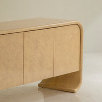 Vintage Goatskin Credenza