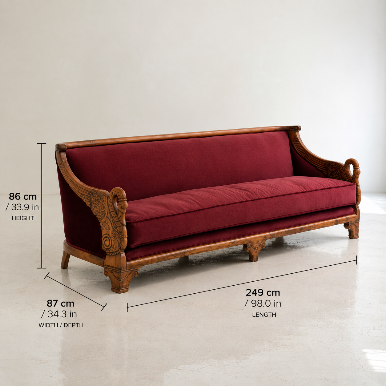 Swan Vintage Sofa