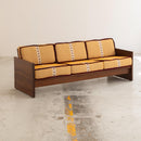 UPHOLSTERED WOODEN SOFA